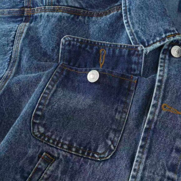 Polo Ralph Lauren Denim Dungaree Jacket Auth - Picture 11 of 16